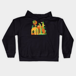 Idyllic and exotic landscape Kids Hoodie